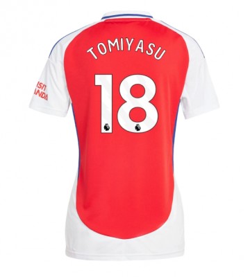 Arsenal Takehiro Tomiyasu #18 Hemmatröja Kvinnor 2024-25 Kortärmad